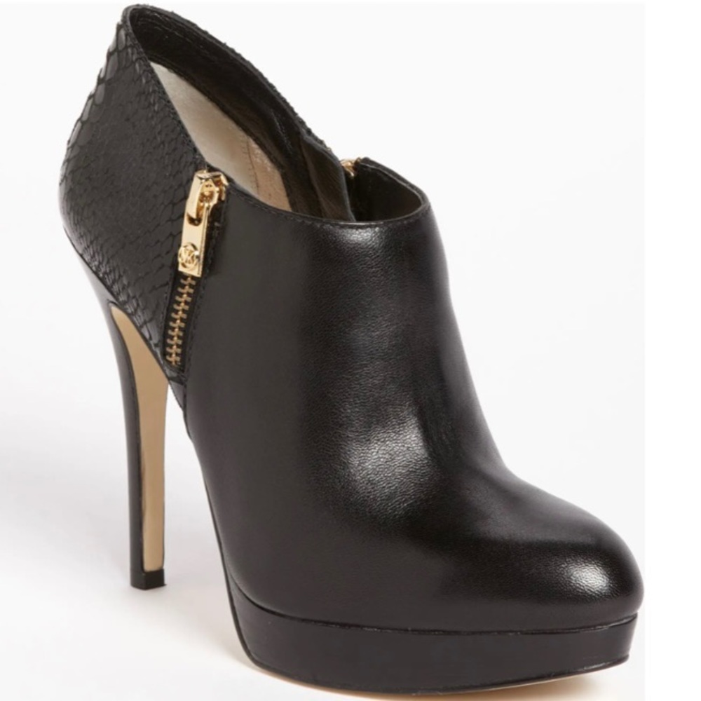 York Bootie Michael Kors Leather Boots - 7 1/2